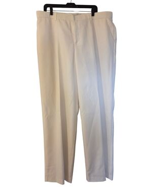 Sag Harbor Cream Colored Lined Dress Pants /Trousers Office Casual Plus Size 18
